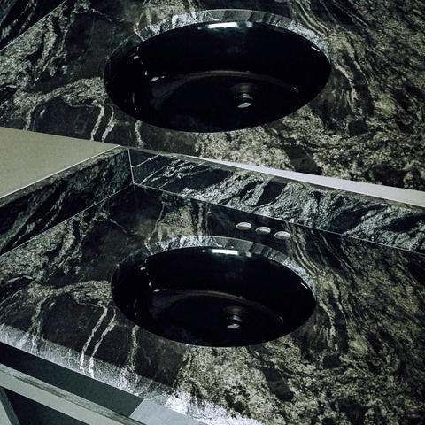 Granite bathroom vanity
