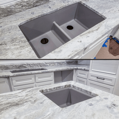Brown Fantasy granite kitchen