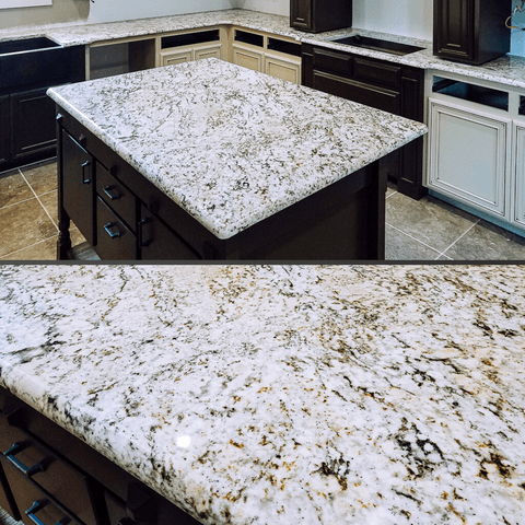 Cappuccino White marble kitchen
