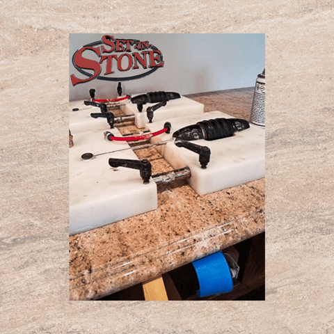 Astoria granite kitchen with seam detail