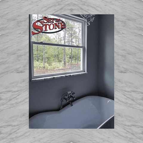 Shadow Storm marble bathroom vanity