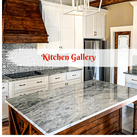 Custom stone kitchen