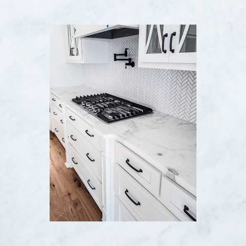 Quartzite countertop installed by Set In Stone