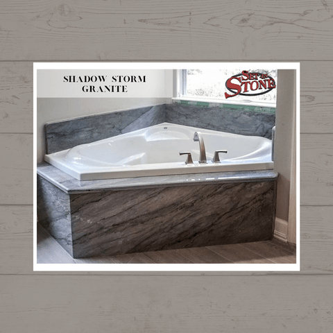 Shadow Storm marble bathroom vanity