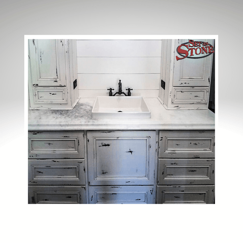 Granite bathroom vanity