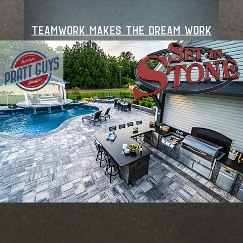 Custom stone commercial installation