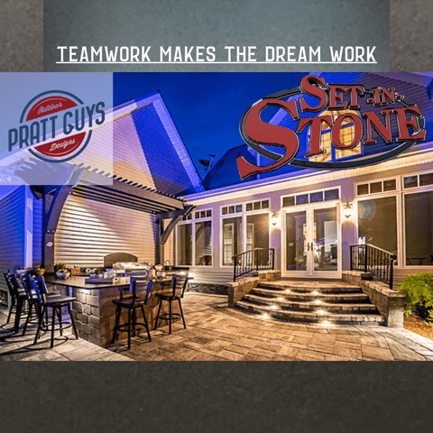 Custom stone commercial installation